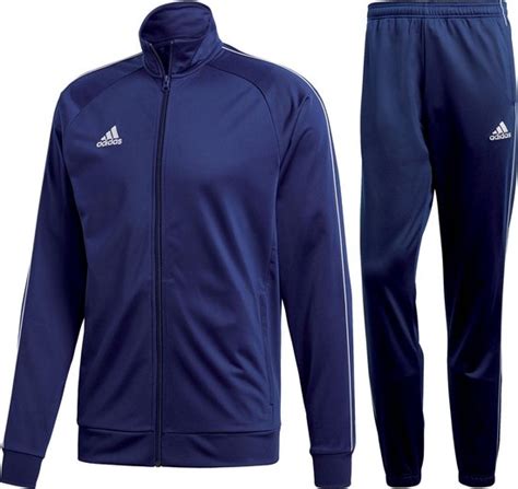 adidas trainingspak blauw donker|adidas trainingspak nl.